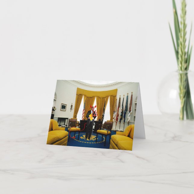 Nicht heute, Satan Note Card (Vorderseite)