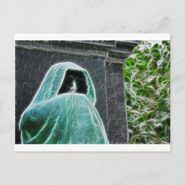 Nicht heute Satan Postkarte (Vorderseite)