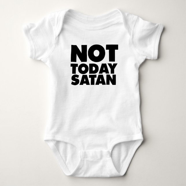 Nicht heute Satan T-Shirt (Vorderseite)