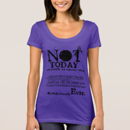 NICHT HEUTE Slogan Statement Sweater T-Shirt