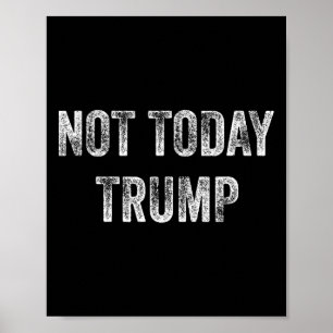 Nicht heute Trump Nicht mein Präsident Pro Demokra Poster
