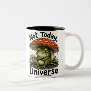 Nicht heute Universum Frosch PNG - Lustiger mürris Zweifarbige Tasse