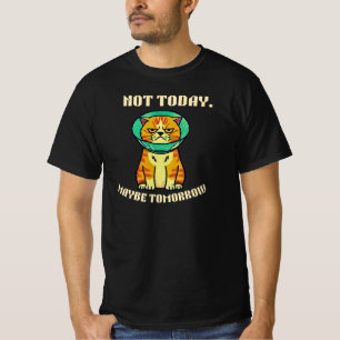 Nicht heute, vielleicht morgen, lustiges Design mi T-Shirt