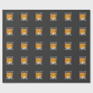 Nicht Hexenfrau Halloween Sonnenuntergang Kessel_1 Geschenkpapier