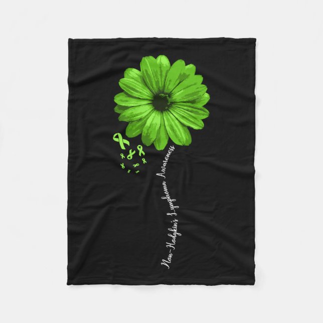 Nicht-Hodgkin-Lymphom-Sensibilisierungskampagne Hü Fleecedecke (Vorderseite)