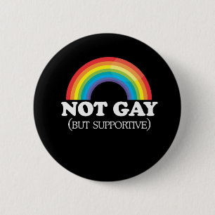 NICHT HOMOSEXUELL BUTTON