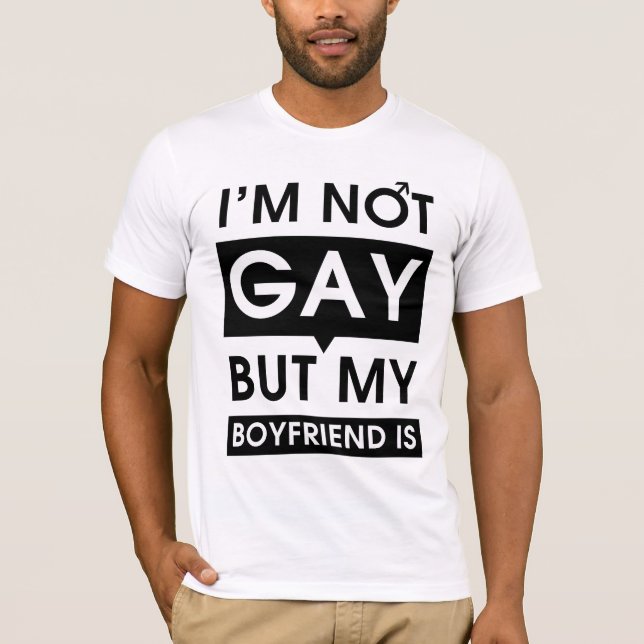 Nicht homosexueller T - Shirt (Vorderseite)
