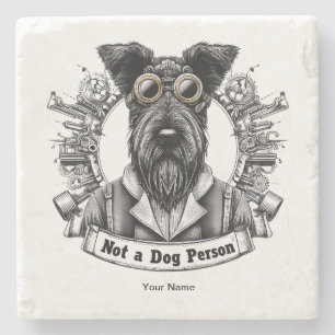 Nicht Hunde Person 02 Steinuntersetzer