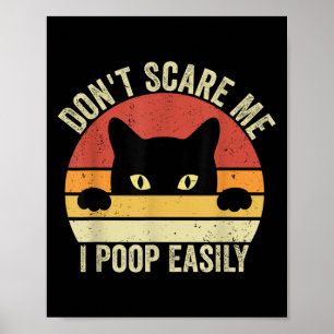 Nicht ich Op leicht Funny Sarcastic Cat Sprichwort Poster