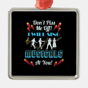 Nicht ich von Musicals Ornament Aus Metall