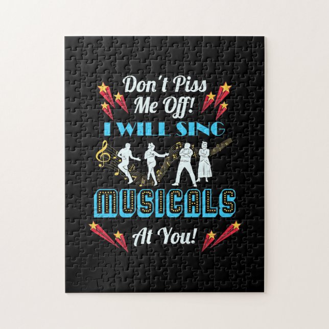 Nicht ich von Musicals Puzzle (Vertikal)
