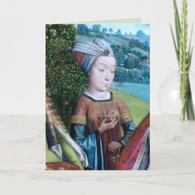 Nicht identifizierte Jungfrau Martyr [St. Cecilia( Karte (Vorderseite)