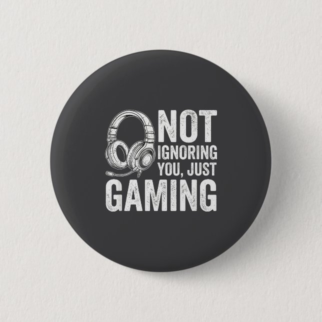 Nicht ignorierendes Gaming-Headset-Grafik-Videospi Button (Vorderseite)