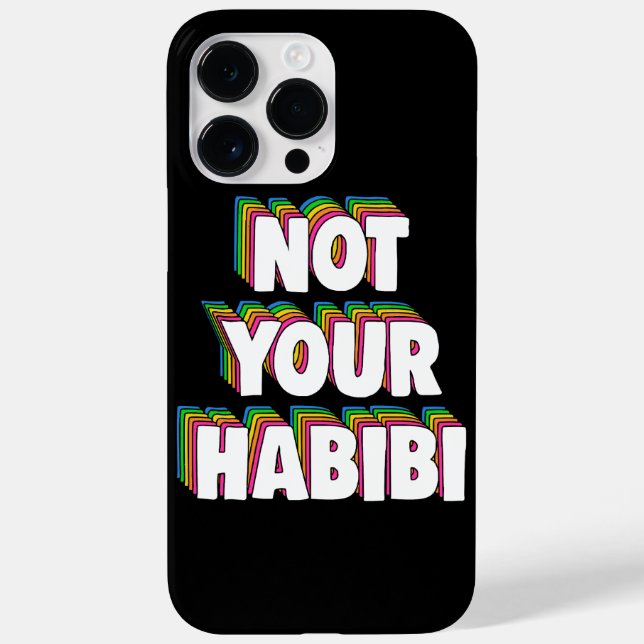 Nicht Ihr Habibi Case-Mate iPhone Hülle (Rückseite)