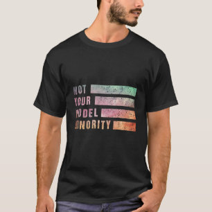 Nicht Ihr Modell Minderheit Vintag Retro Männer Fr T-Shirt