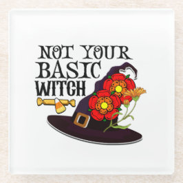 Nicht Ihre GrundHexe Glasuntersetzer