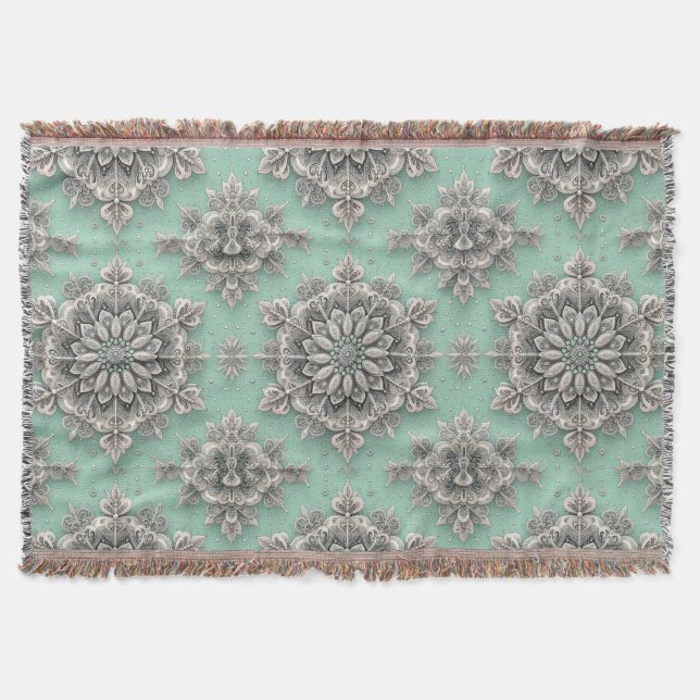 Nicht Ihre normalen Schneeflocken II Decke (Vorderseite)