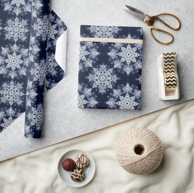 Nicht Ihre normalen Schneeflocken III Geschenkpapier (Basteln)