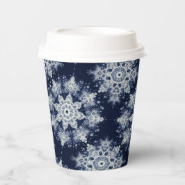 Nicht Ihre normalen Schneeflocken III Pappbecher