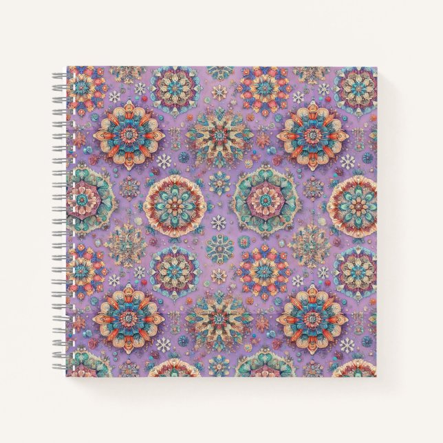 Nicht Ihre normalen Schneeflocken IV Notizbuch (Vorderseite)