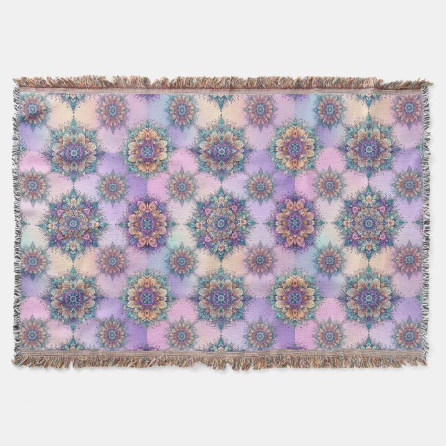 Nicht Ihre normalen Schneeflocken VI Decke (Vorderseite)