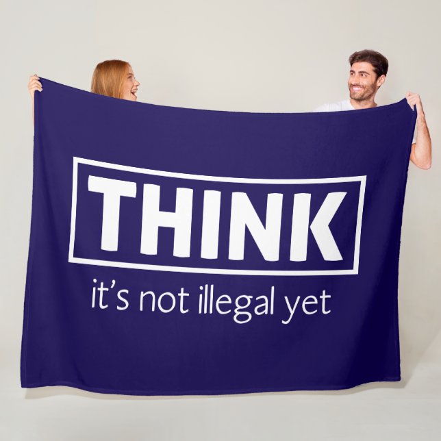 Nicht illegal fleecedecke (Beispiel)