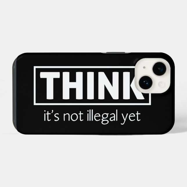 Nicht illegal iPhone hülle (Rückseite (Horizontal))
