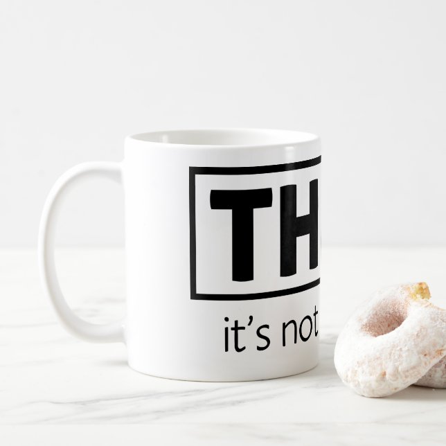 Nicht illegal kaffeetasse (Mit Donut)