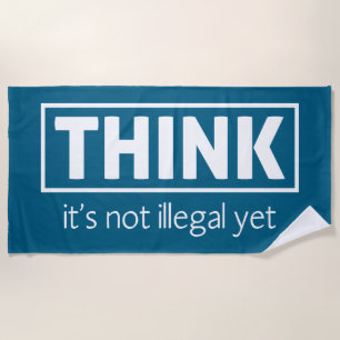 Nicht illegal strandtuch