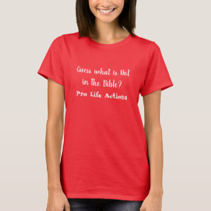 Nicht in der Bibel T-Shirt