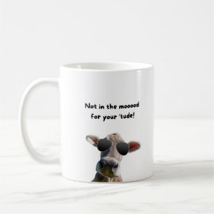 Nicht in der stimmungsvollen Kuh-Tasse Kaffeetasse
