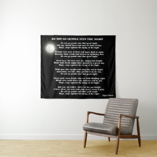 NICHT IN DIE NACHT GEHEN  WANDTEPPICH