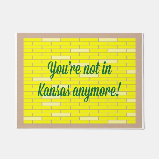 Nicht in Kansas Fußmatte mehr (Vorderseite)