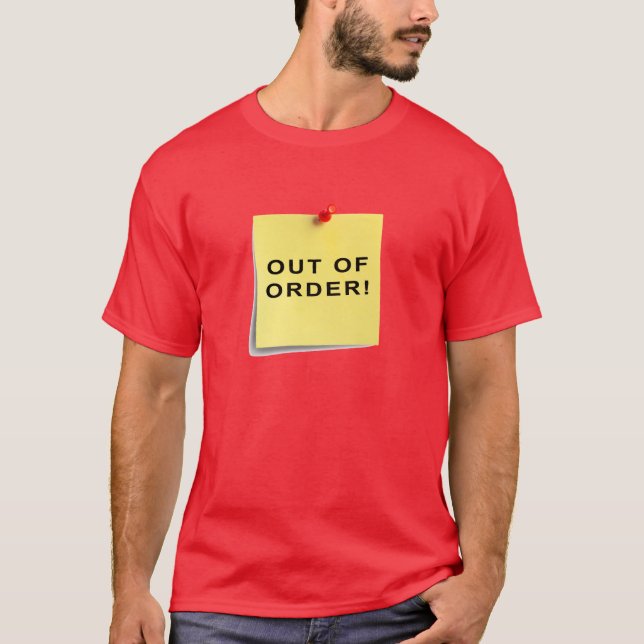 Nicht in Ordnung! T-Shirt (Vorderseite)