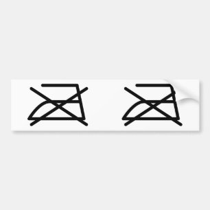 NICHT IRON! AUTOAUFKLEBER