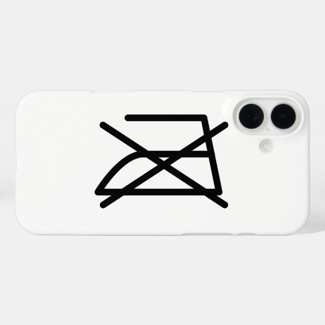 NICHT IRON! Case-Mate iPhone HÜLLE (Rückseite (Horizontal))
