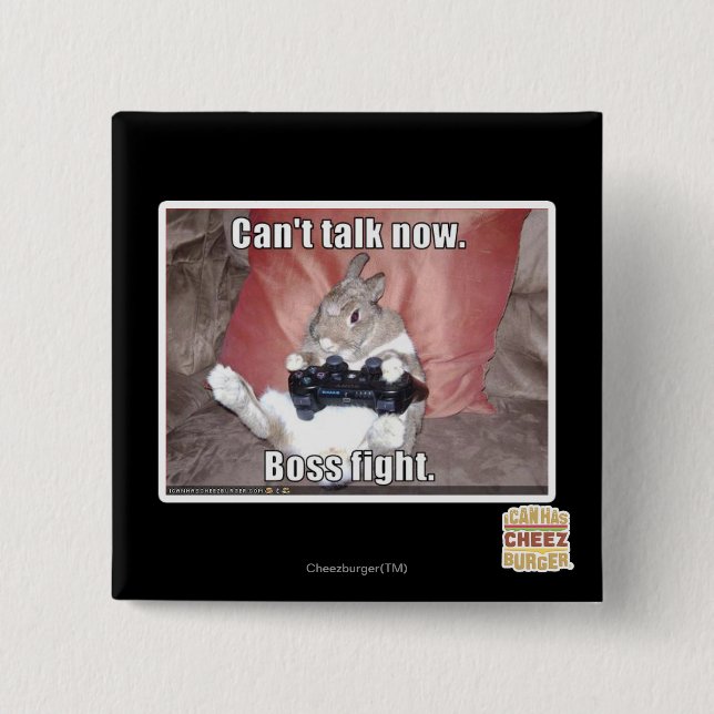 Nicht jetzt sprechen, kann Chefkampf Button (Vorderseite)