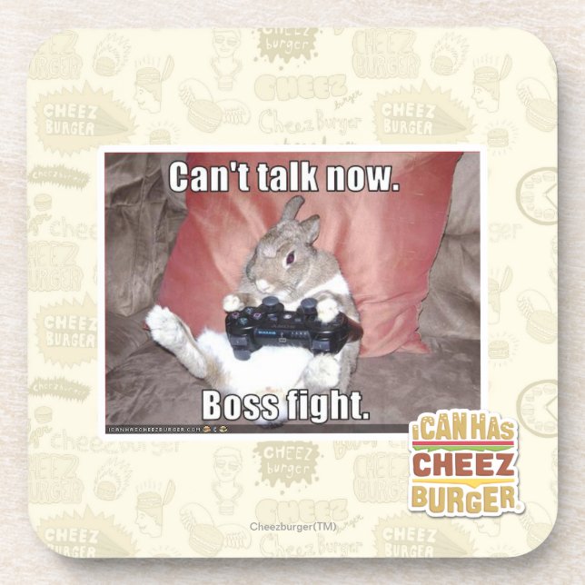 Nicht jetzt sprechen, kann Chefkampf Untersetzer (Vorderseite)