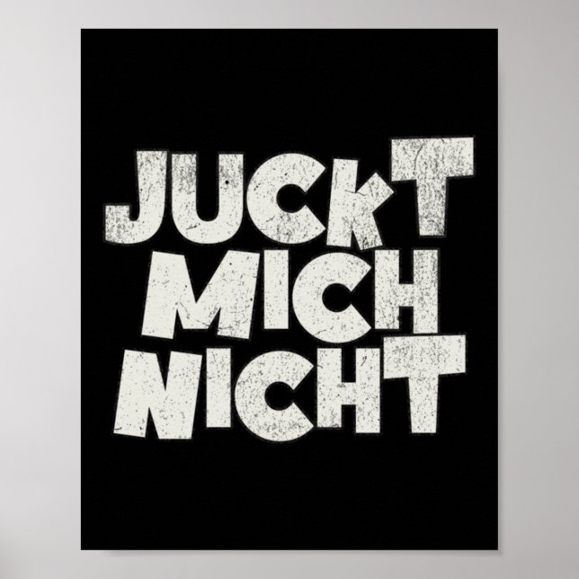 Nicht jucken poster (Vorne)