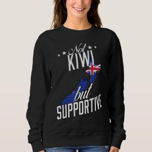 Nicht Kiwi, sondern unterstützende Reise Tourist K Sweatshirt