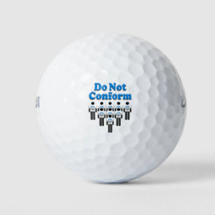 Nicht konform golfball