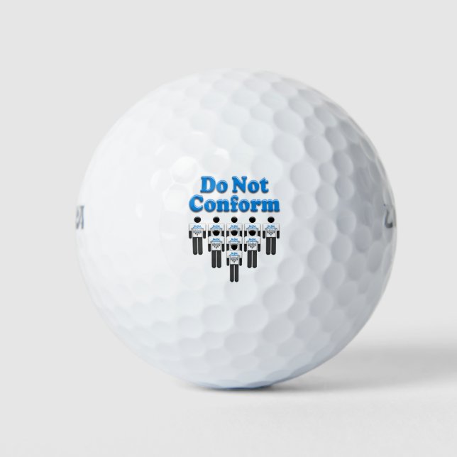 Nicht konform golfball (Vorderseite)