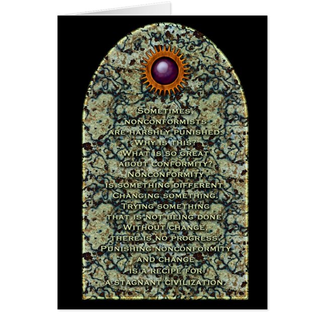 Nicht Konformisten-Karte (Vorne)