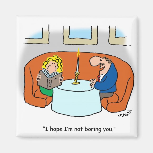 Nicht langweilig magnet (Vorne)