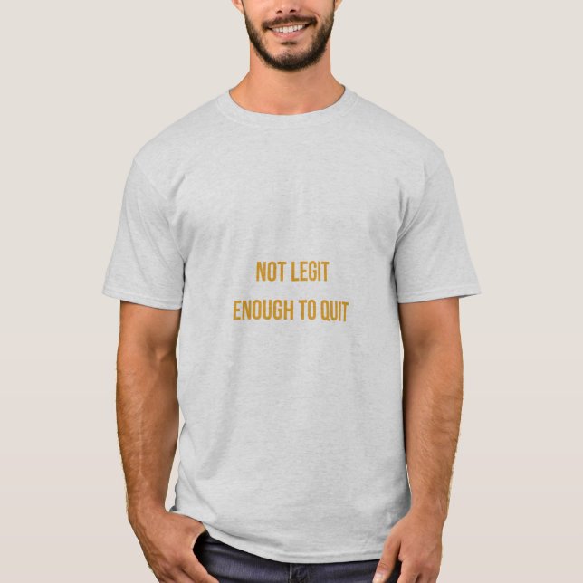 Nicht legitim T-Shirt (Vorderseite)