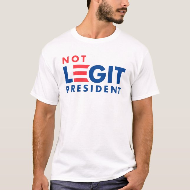Nicht legitimierter T - Shirt des Präsidenten (Vorderseite)