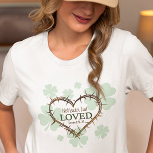 NICHT LUCKY NUR LIEBTE Christlichen St. Patrick's T-Shirt
