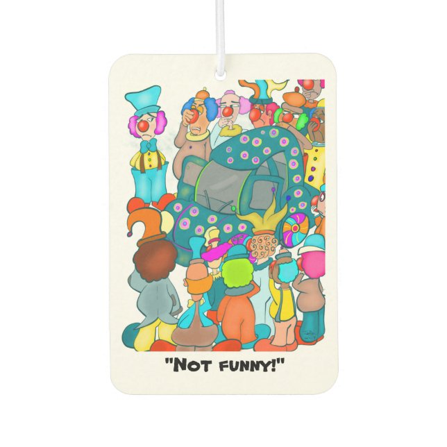 Nicht lustig! autolufterfrischer (Vorderseite)