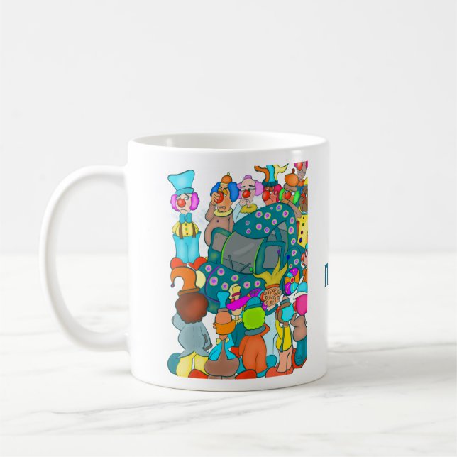 Nicht lustige klassische Tasse (Links)