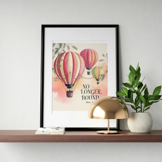 Nicht mehr gebundene Römer 6:18 Poster (Von Creator hochgeladen)